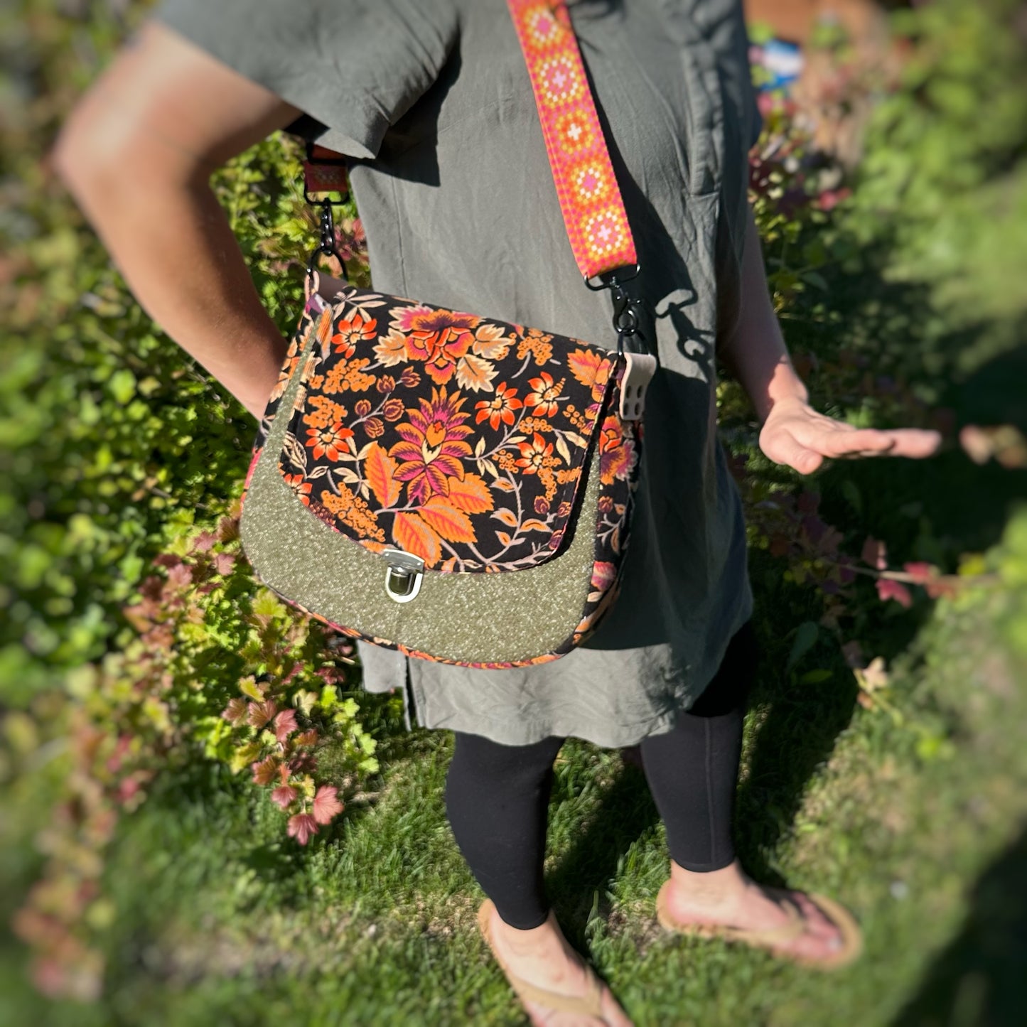 Corduroy Wool Crossbody bag