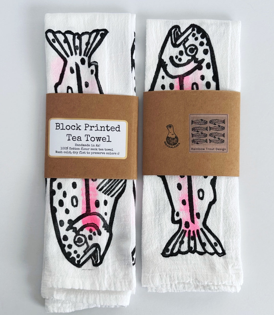 Block Printed Tea Towels