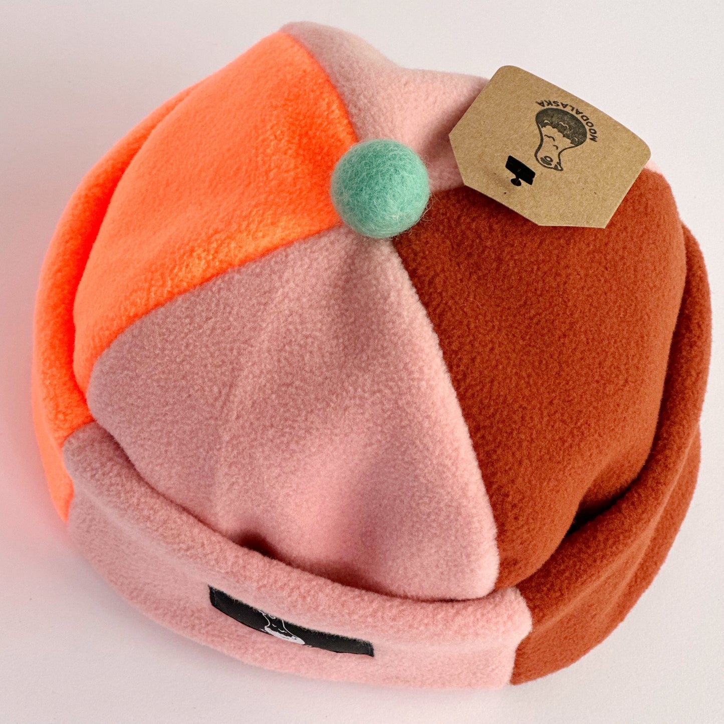 Fleece Beanie Little Wool Pom Pom