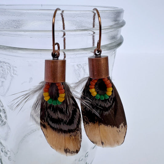 Summer Vibe Grouse Earrings