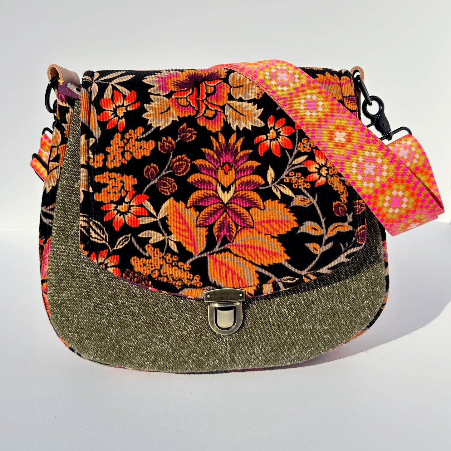 Corduroy Wool Crossbody bag