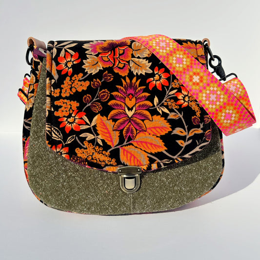 Corduroy Wool Crossbody bag