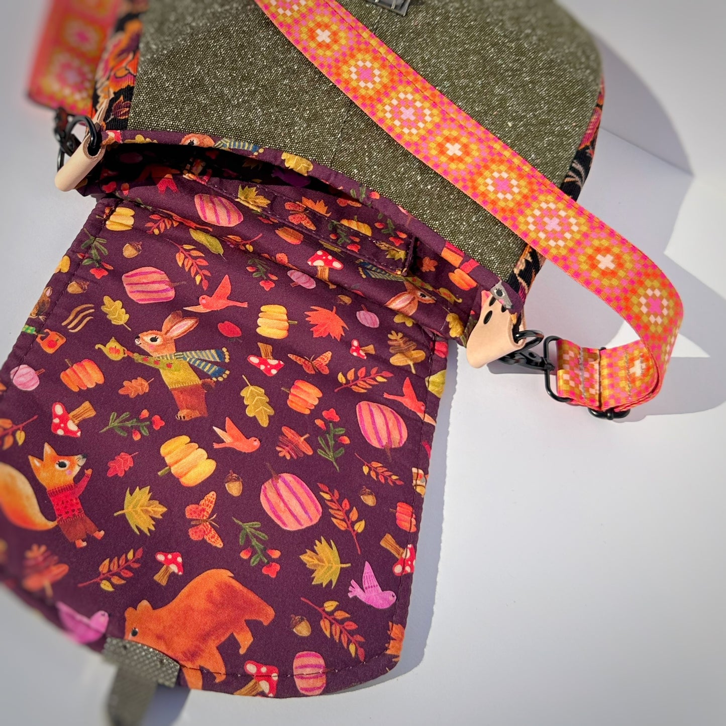 Corduroy Wool Crossbody bag